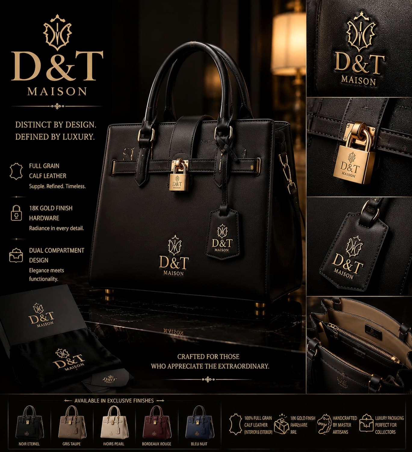 Noir Classic Satchel