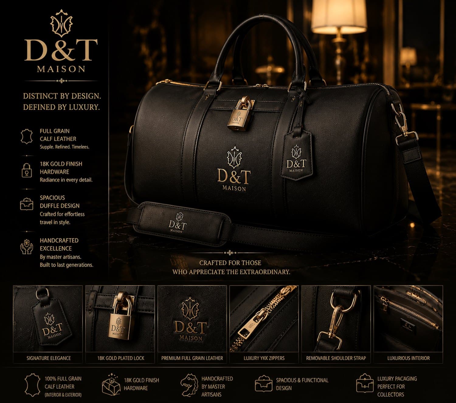 Noir Duffle